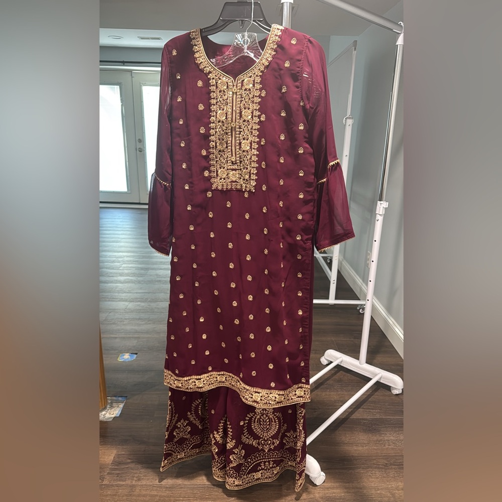 3pc Sharara Set - Picture 2 of 7